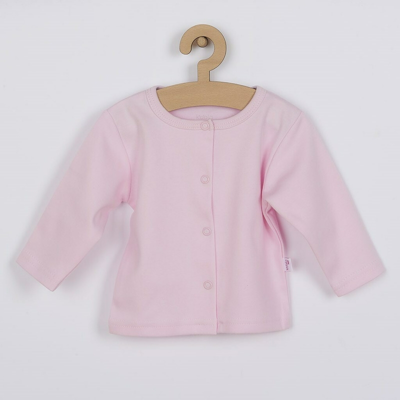 Set 4 piese, Salopeta fara maneci, jacheta, body cu maneca lunga, caciulita, Marime 56, Din bumbac 100%, New Baby, Angel Pink