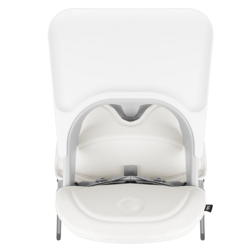 Set balansoar si scaun de masa, Lionelo, Dalia, Scaun cu 2 suporturi pentru picioare, Cu tavita, Balansoar 4 in 1 cu inaltime reglabia si bara cu jucarii, Conform cu EN14988, EN1888-1 EN1888-2, EN1466, Gri