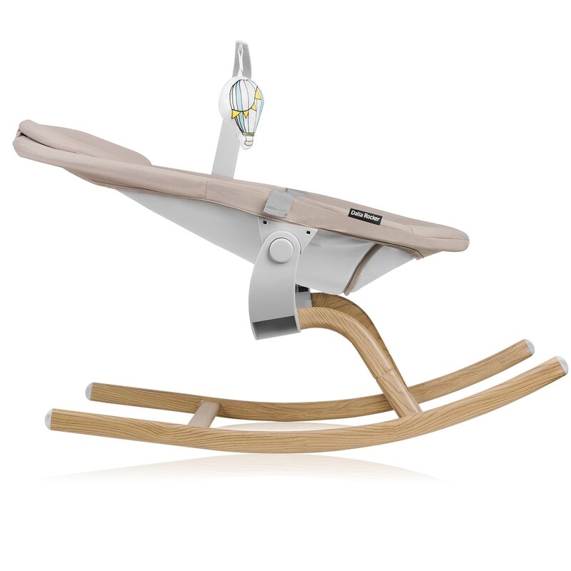 Set balansoar si scaun de masa, Lionelo, Dalia, Scaun cu 2 suporturi pentru picioare, Cu tavita, Balansoar 4 in 1 cu inaltime reglabia si bara cu jucarii, Conform cu EN14988, EN1888-1 EN1888-2, EN1466, Gri