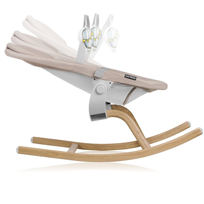 Set balansoar si scaun de masa, Lionelo, Dalia, Scaun cu 2 suporturi pentru picioare, Cu tavita, Balansoar 4 in 1 cu inaltime reglabia si bara cu jucarii, Conform cu EN14988, EN1888-1 EN1888-2, EN1466, Gri