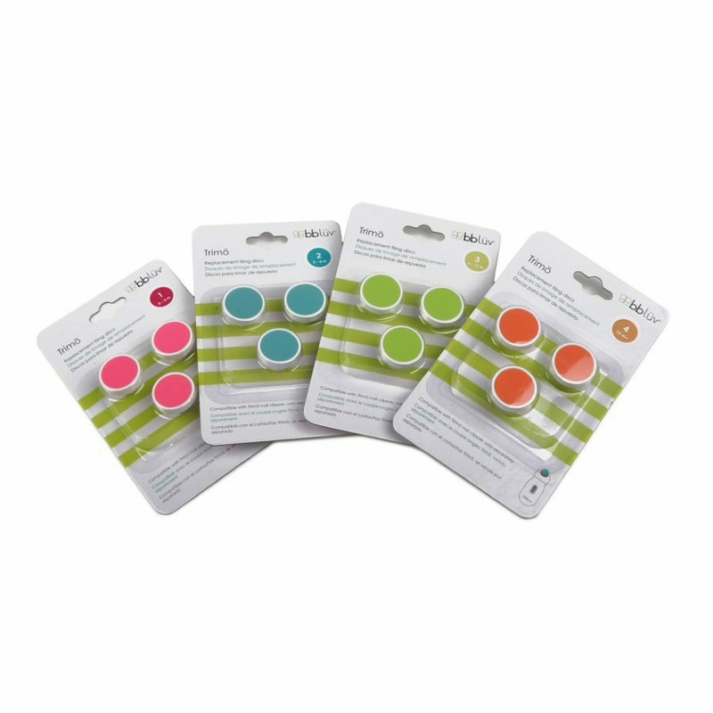 Set capete de rezerva pentru pila electrica, Trimo, A treia etapa, 6-12 luni, Bbluv, Multicolor