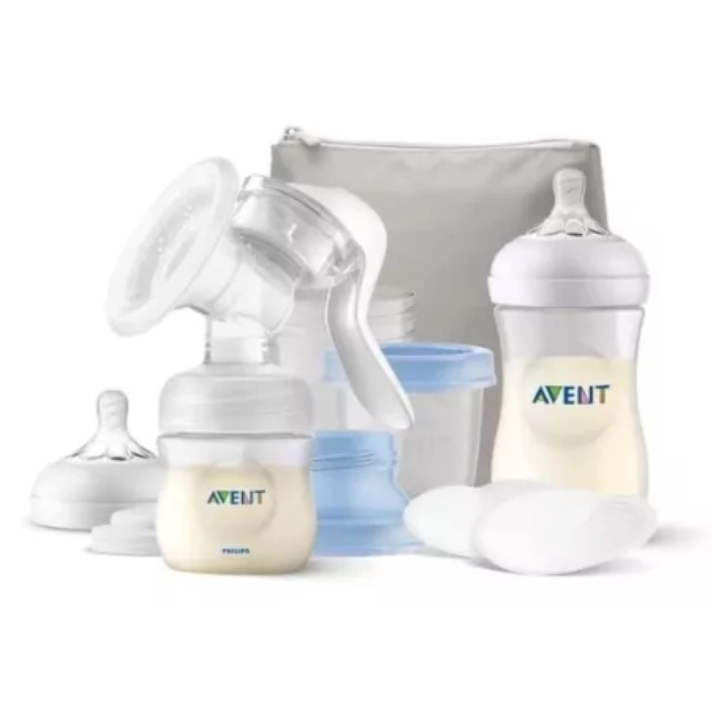 Set pentru alaptare cu pompa de san manuala, SCF430/16, Philips Avent