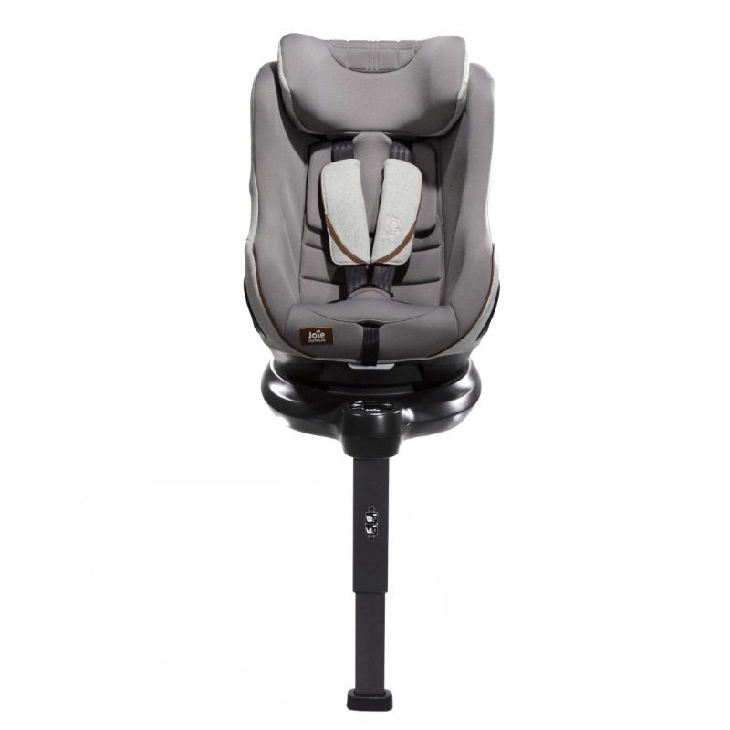 Set scaun auto rotativ i-Size Joie i-Harbour Signature Oyster, 40-105 cm + Baza i-Size i-Base Encore, testat ADAC si certificat R129, Joie