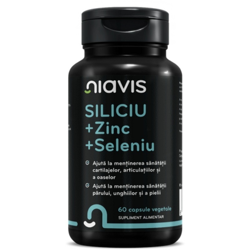 Siliciu + Zinc + Seleniu, 60 capsule, Niavis