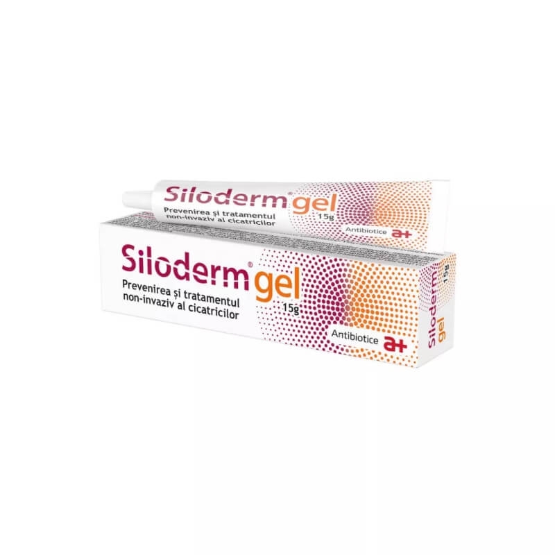 Siloderm Gel, 15g, Antibiotice