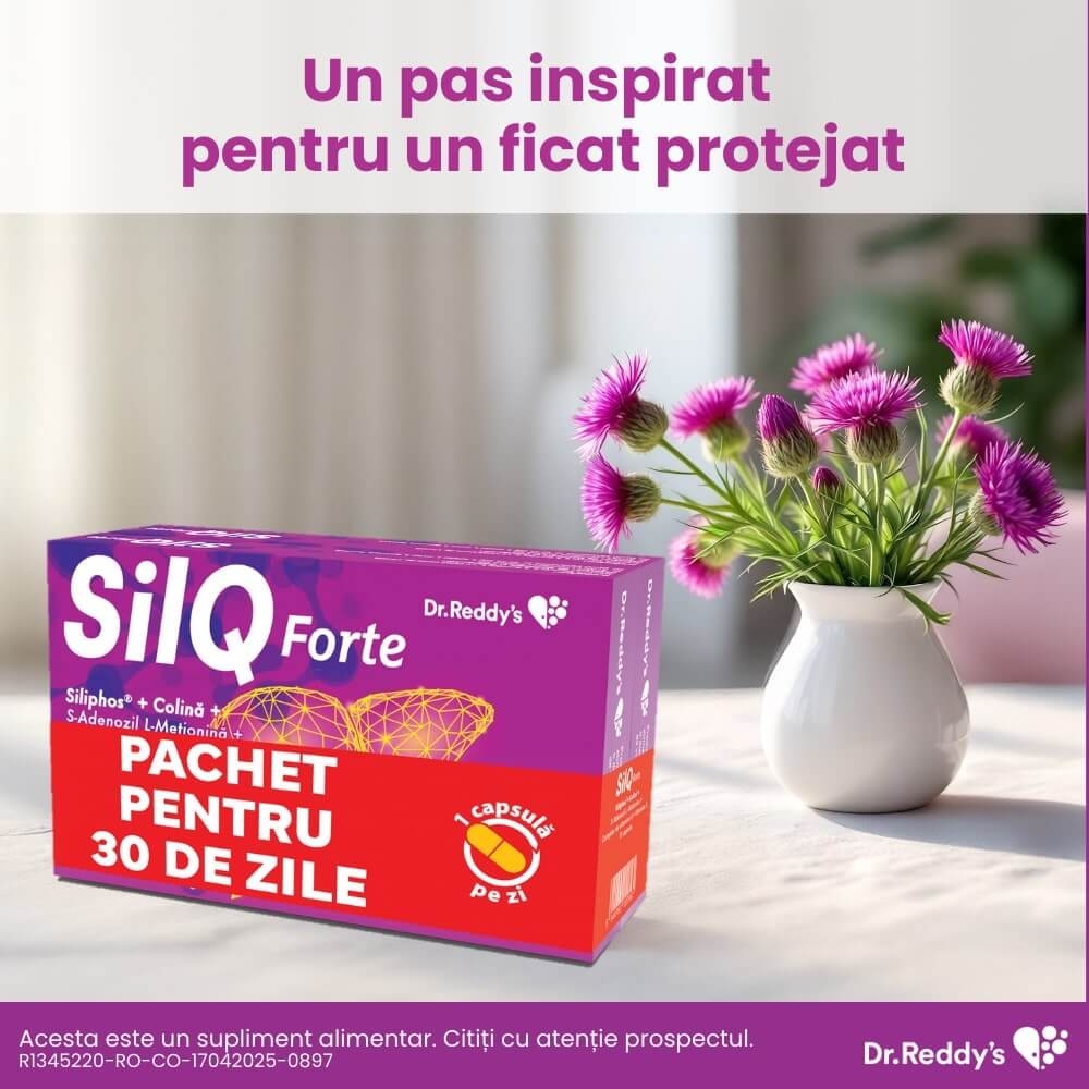 Pachet SilQ Forte, 15 + 15 capsule, Dr. Reddys