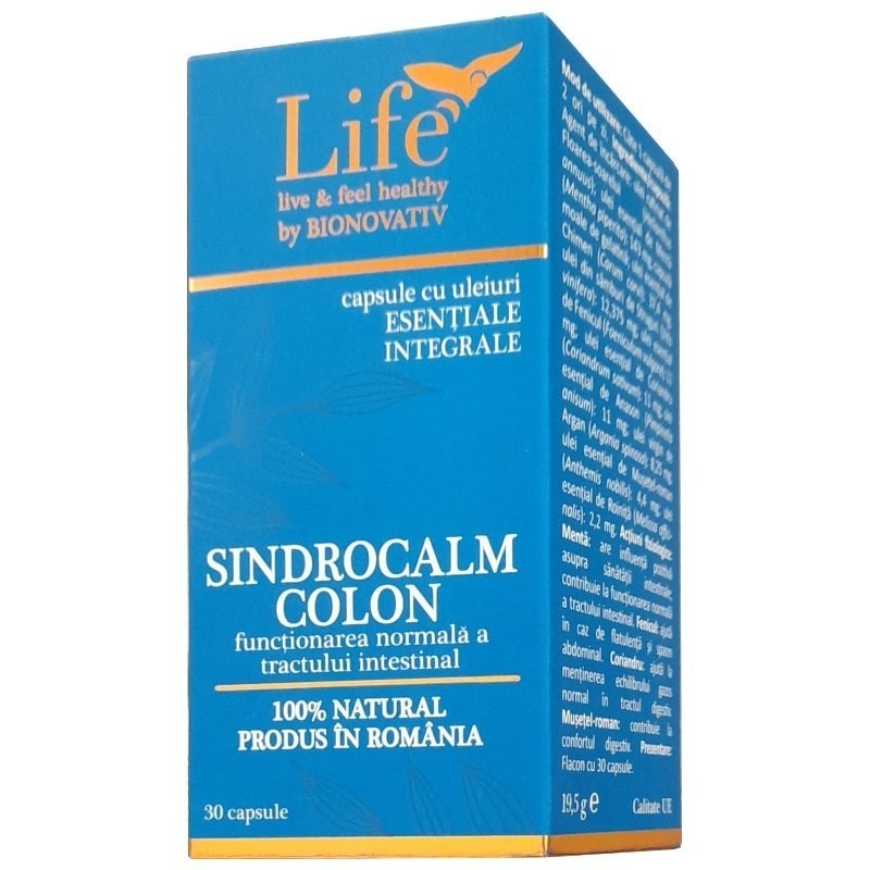 Sindrocalm Colon Life, 30 capsule, Bionovativ