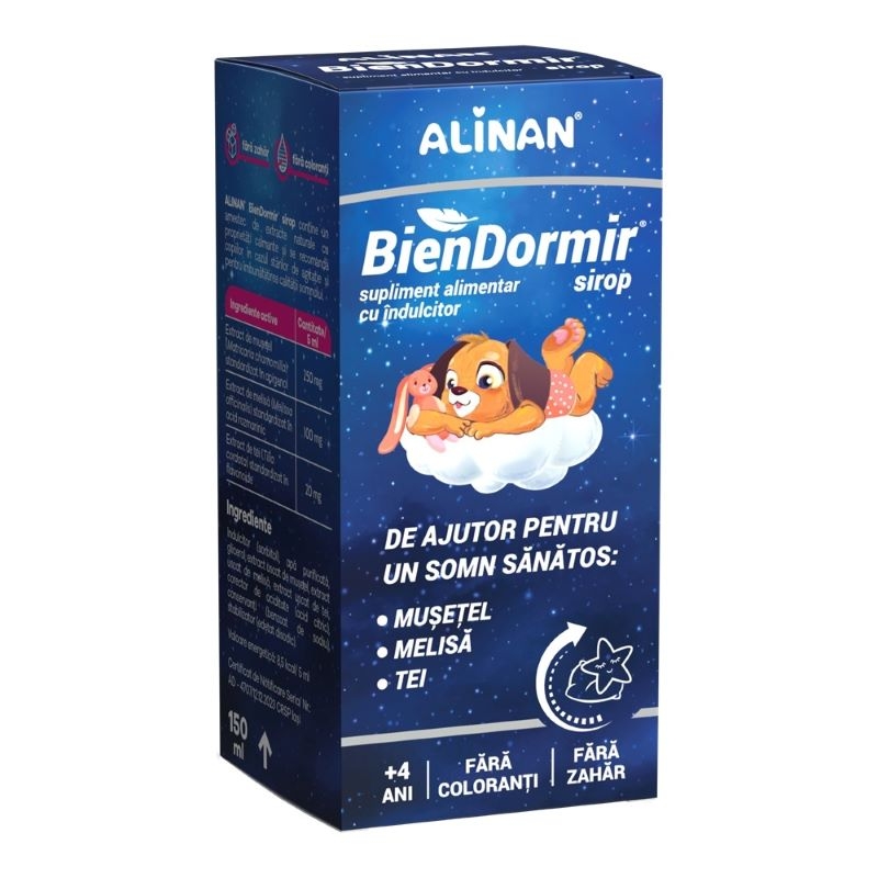 Sirop Bien Dormir Alinan, 150 ml, Fiterman Pharma