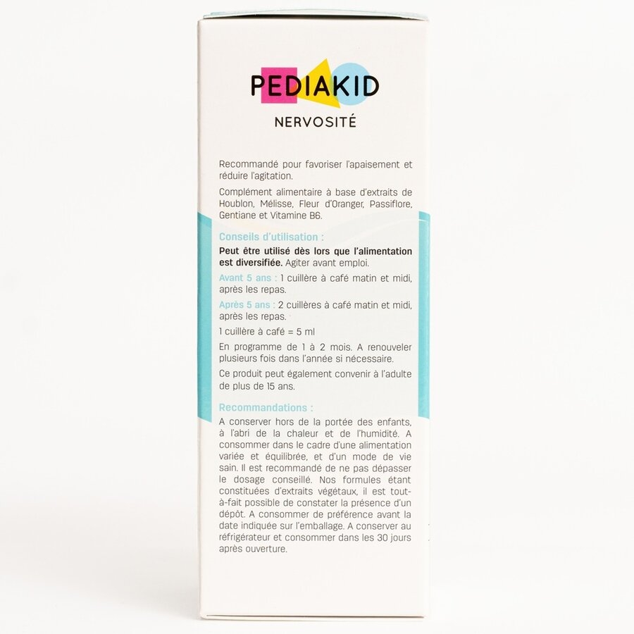 Sirop pentru nervozitate la copii Nervosite, 125 ml, Pediakid