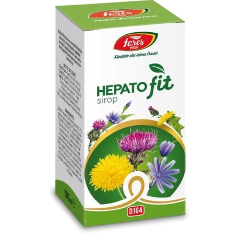 Sirop cu fructoza Hepatofit D164, 100 ml, Fares
