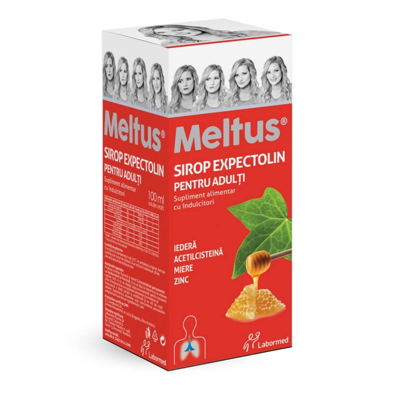 Sirop Expectolin pentru adulti Meltus, 100 ml, Labormed