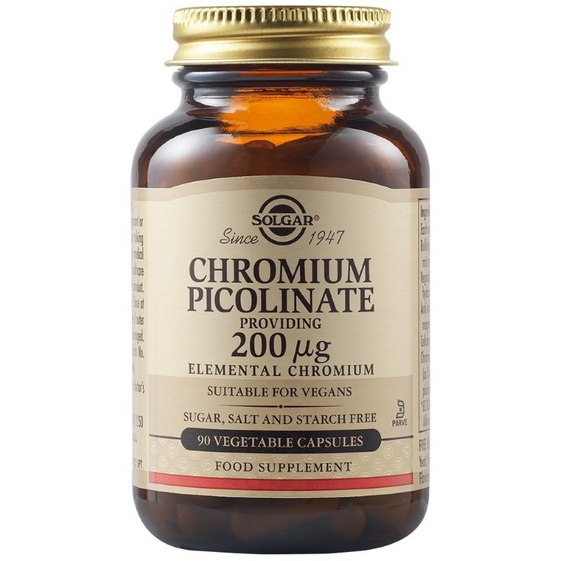 Crom picolinat, 200mg 90caps.veg, Solgar