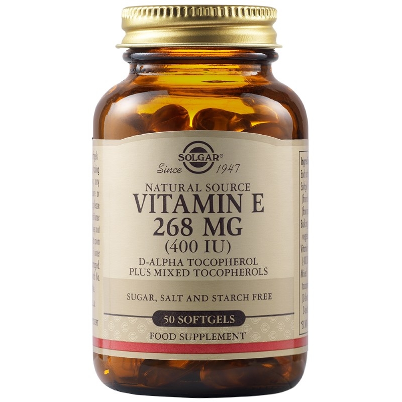 Vitamina E, 400UI 50caps.moi, Solgar