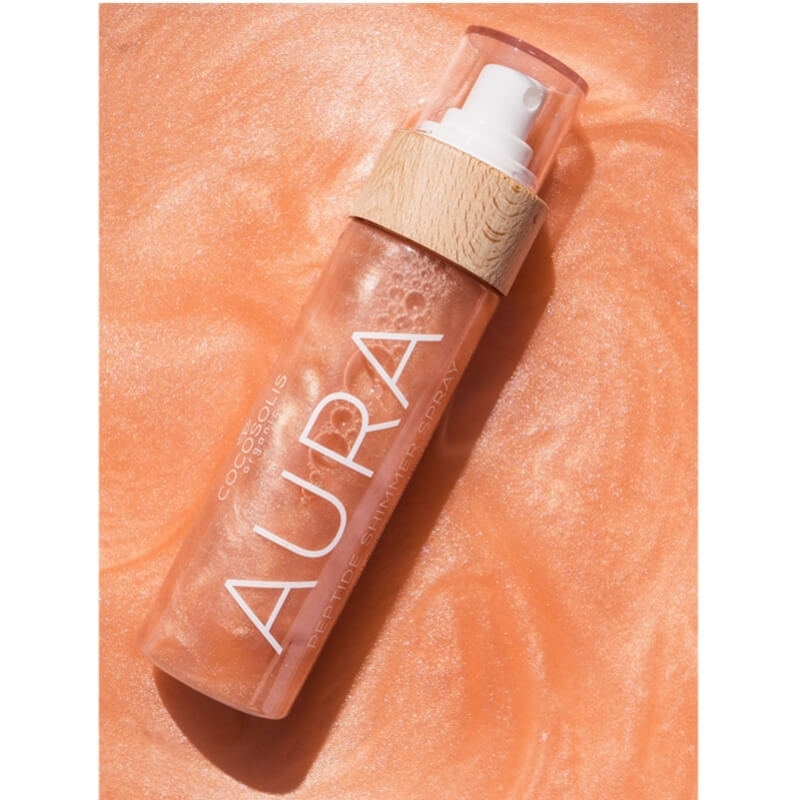 Spray cu peptide pentru fata, corp si par Aura Peptide Shimmer, 100 ml, Cocosolis