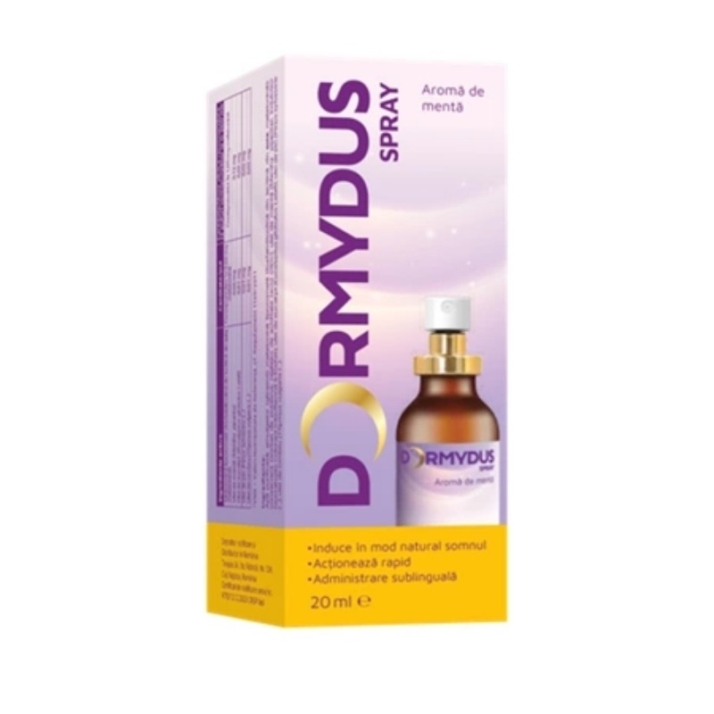 Dormydus spray sublingual pentru somn, 20 ml, Terapia