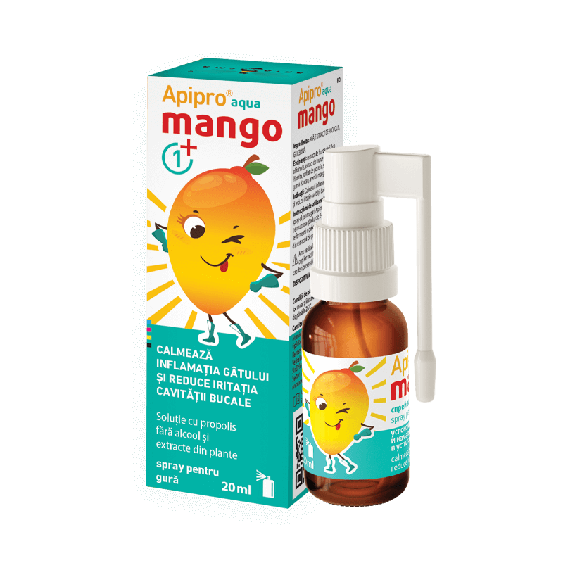 Spray bucal Apipro Mango, 20 ml, Vedra
