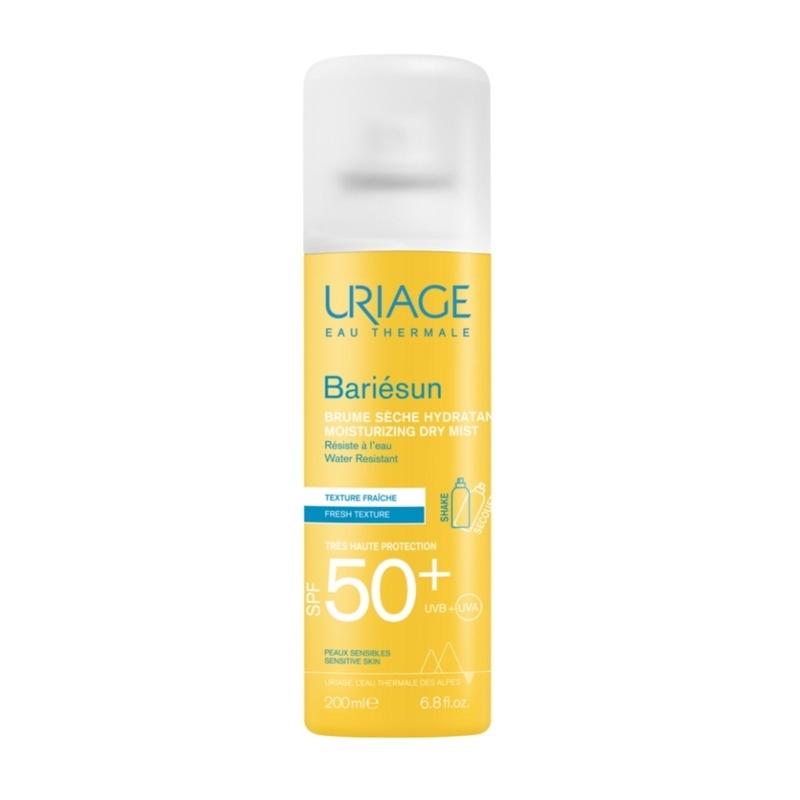 Spray uscat protectie solara SPF 50+ Bariesun, 200 ml, Uriage