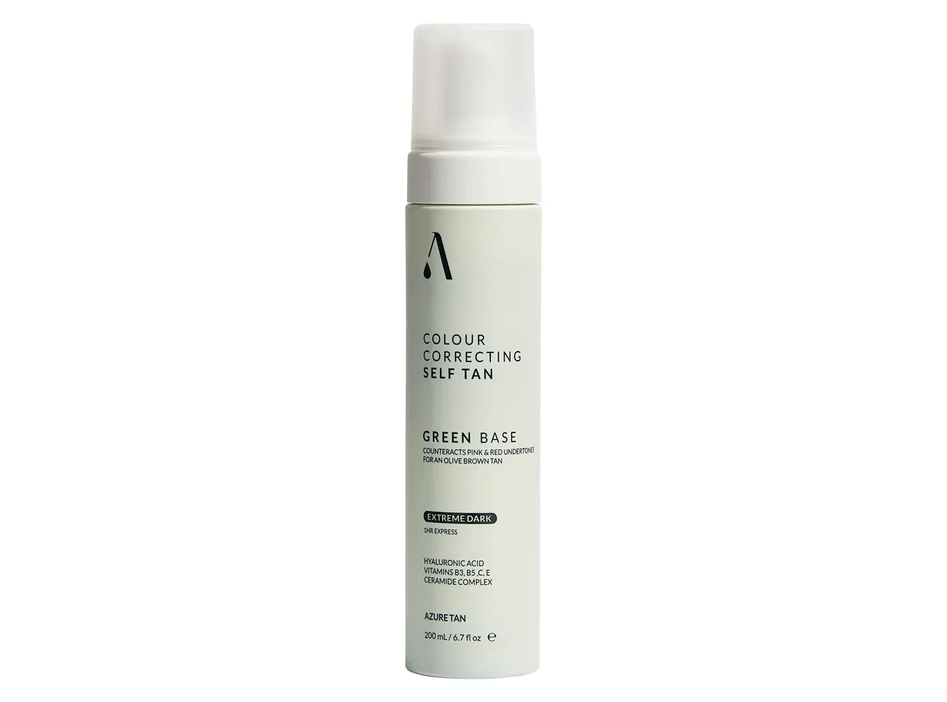 Spuma autobronzanta baza verde mediu spre inchis 200 ml, Azure Tan