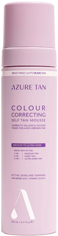 Spuma autobronzanta baza violet ultra inchis 200 ml, Azure Tan