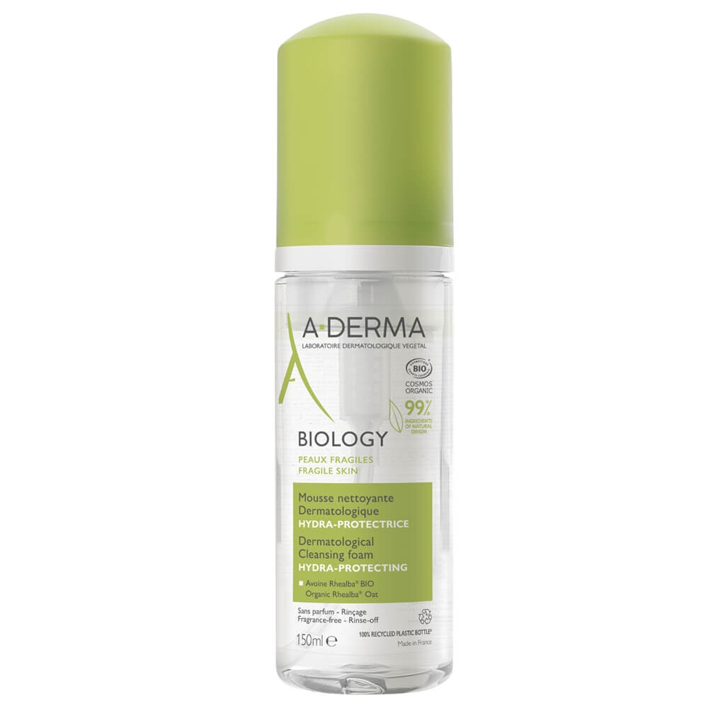 Spuma de curatare Hidra-Protectoare Biology, 150 ml, A-Derma