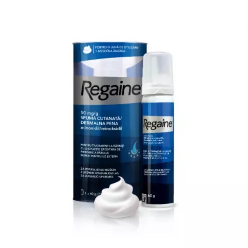 Spuma impotriva caderii parului Regaine,60 g , Johnson & Johnson