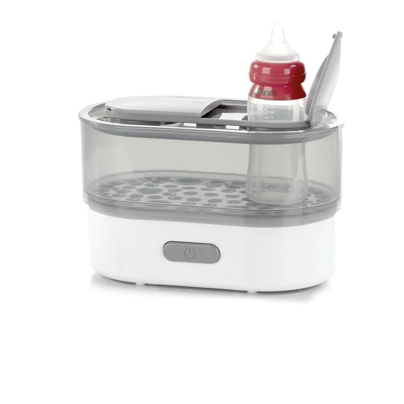 Sterilizator pentru biberoane, Jane, Pentru 6 biberoane, Eficient si rapid, Maternal