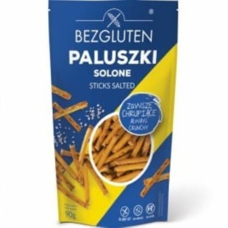 Sticksuri fara gluten cu sare, 100 g, Bezgluten