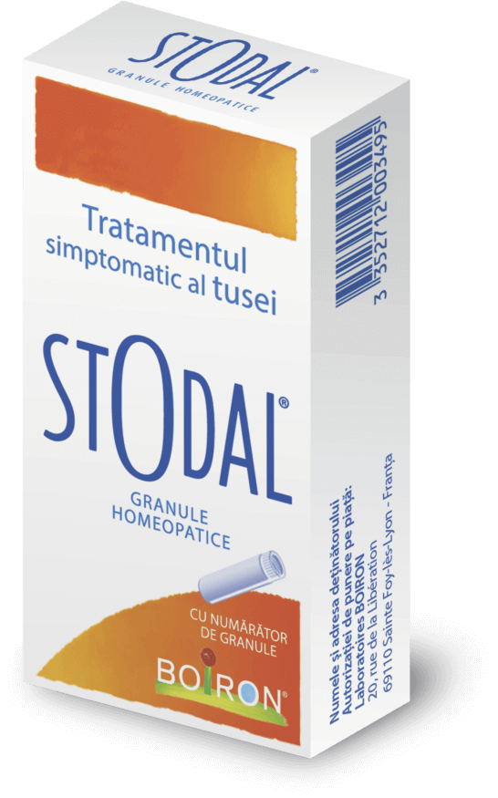 Stodal granule homeopatice, 2 tuburi, Boiron