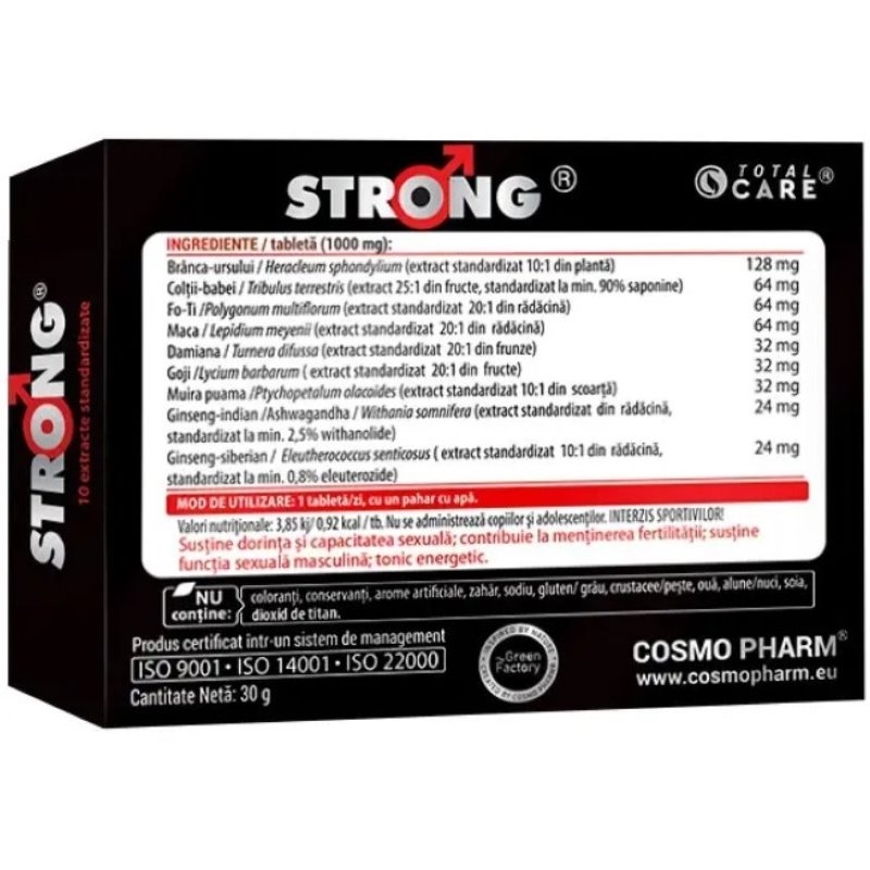 Strong, 30 tablete, Cosmo Pharm