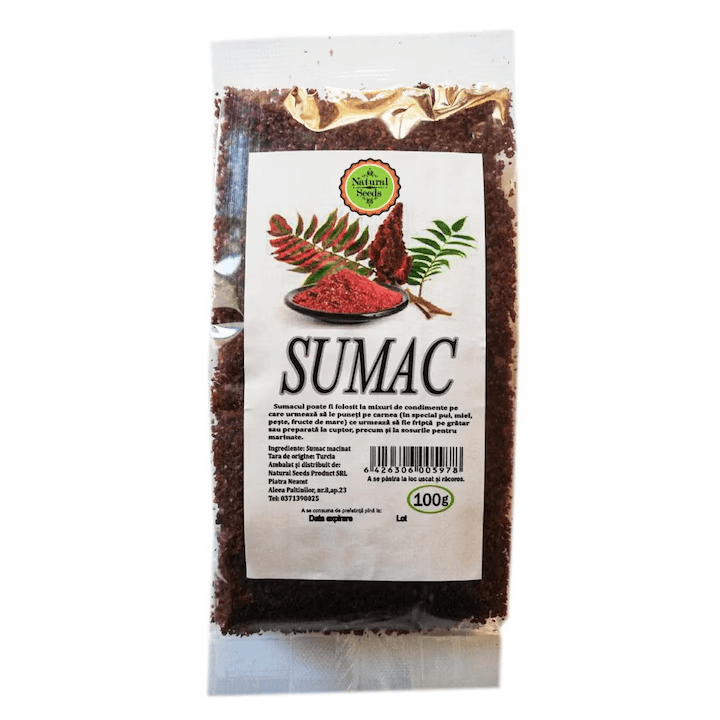Sumac macinat, 100 g, Natural Seeds