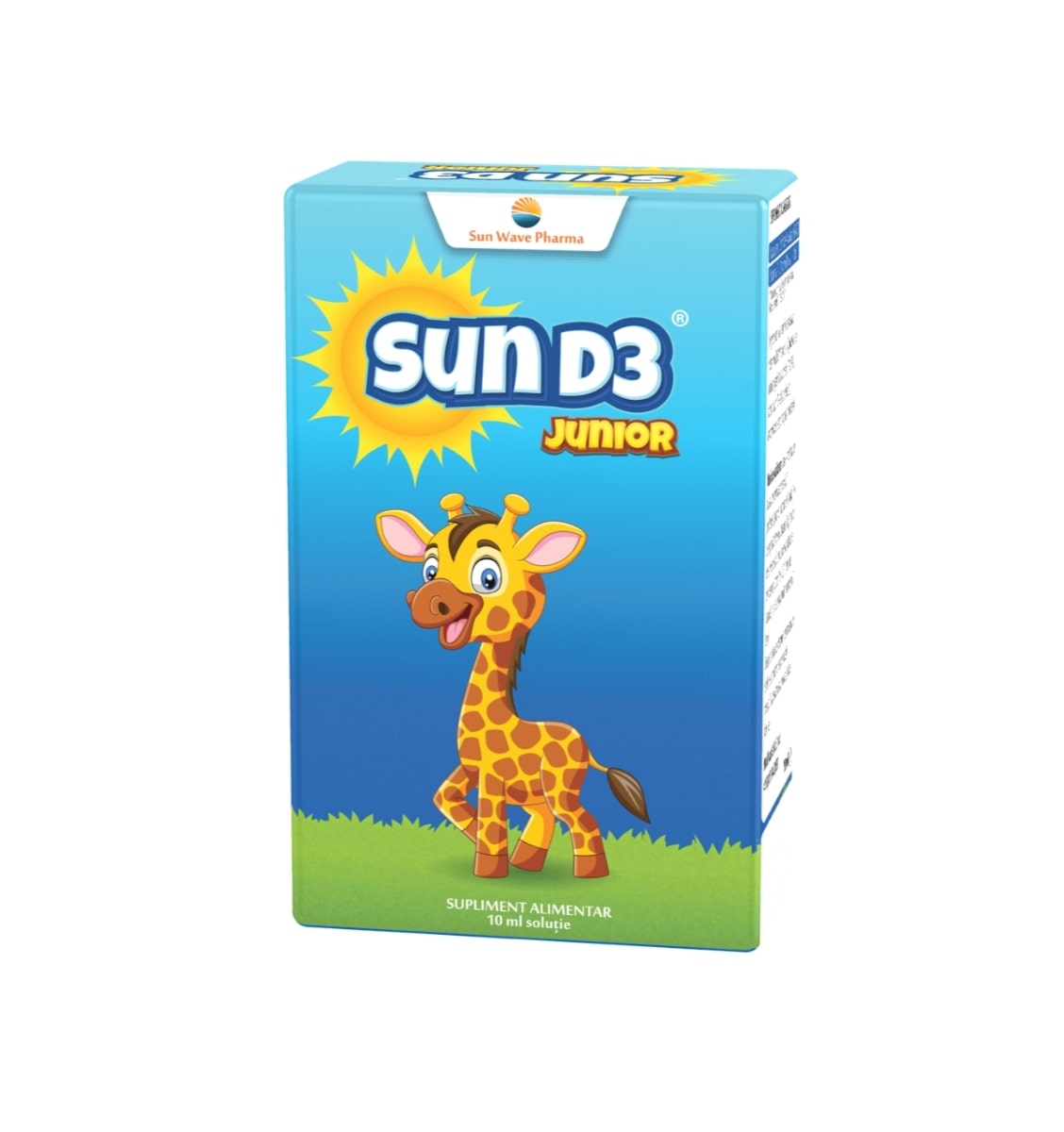 Sun D3 Junior picaturi, 10ml, Sun Wave Pharma