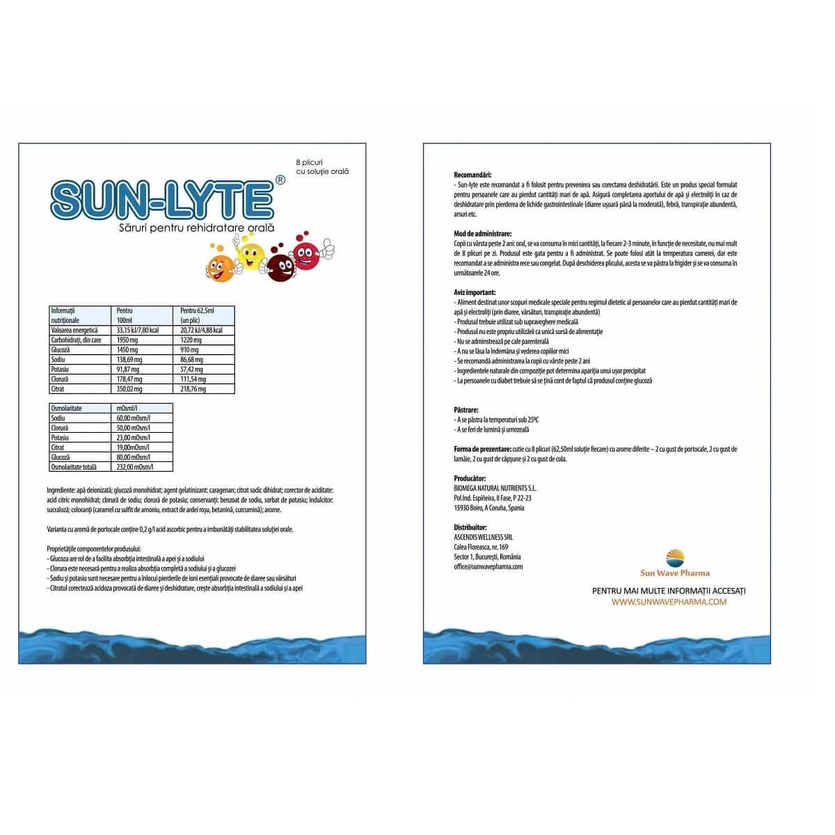 Sun-Lyte, 8 plicuri, Sun Wave Pharma