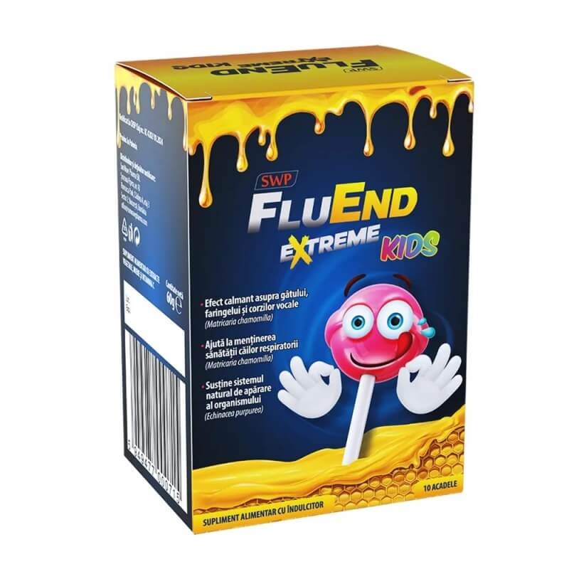 Fluend Extreme Kids, 10 acadele, Sun Wave Pharma