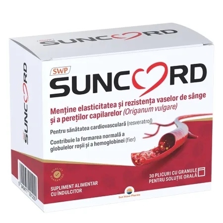 Suncord, 30 plicuri, Sun Wave Pharma Suncord, 30 plicuri, Sun Wave Pharma