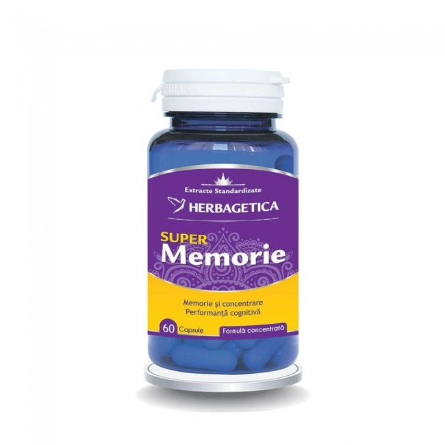 Herbagetica - Super Memorie 60caps