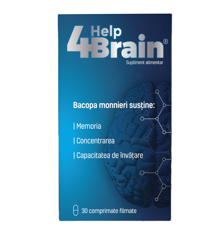 Supliment alimentar pentru memorie si concentrare Help 4 Brain, 30 comprimate, Zdrovit