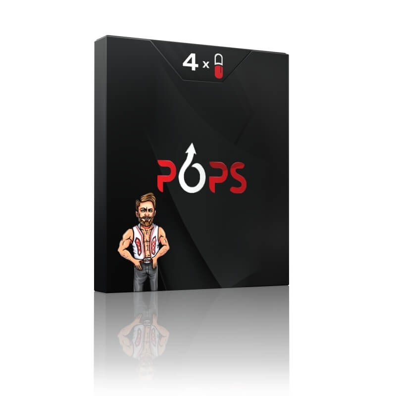 Supliment alimentar pentru potenta, 4 capsule, Pops