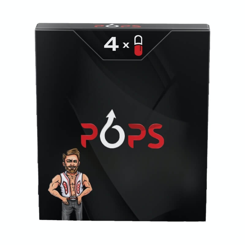 Supliment alimentar pentru potenta, 4 capsule, Pops