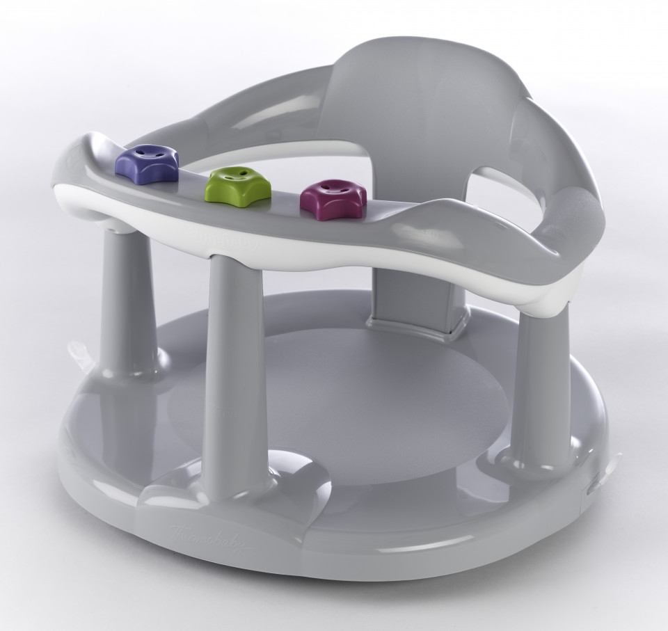 Suport ergonomic pentru baie Aquababy Grey Charm