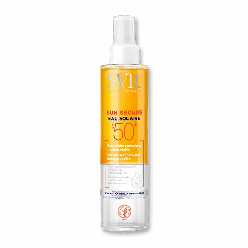Apa cu protectie solara Sun Secure, SPF 50+, 200 ml, Svr