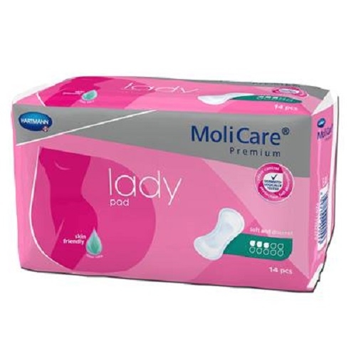 Tampoane absorbante incontinenta urinara femei MoliCare - Premium Lady Pad 3 picaturi 14buc