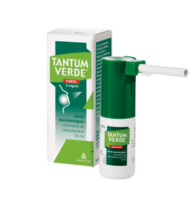 Tantum Verde Forte spray bucofaringian, 3 mg/ml, 15 ml, Angelini