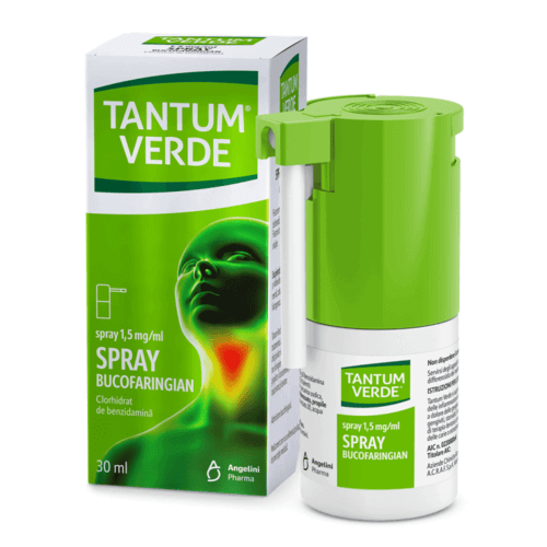 Tantum Verde spray bucofaringian, 1.5 mg/ml, 30ml, Angelini
