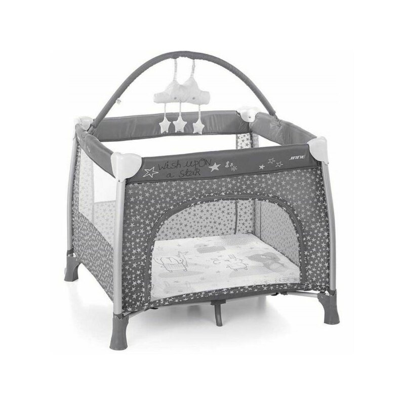 Tarc de joaca, Jane, Travel Fun, Cu arcada cu jucarii, Geanta de transport, 98x101x80 cm, Star