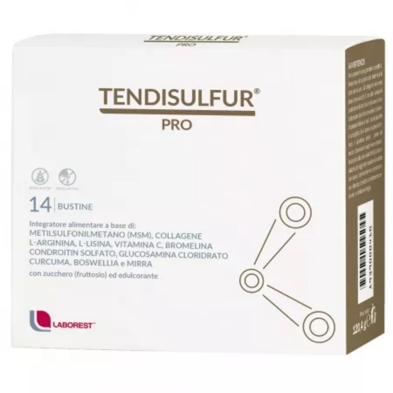 Tendisulfur Pro, 14 plicuri, Laborest