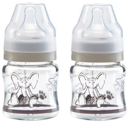 Thermobaby set 2 biberoane sticla gat larg 120ml SAVANA