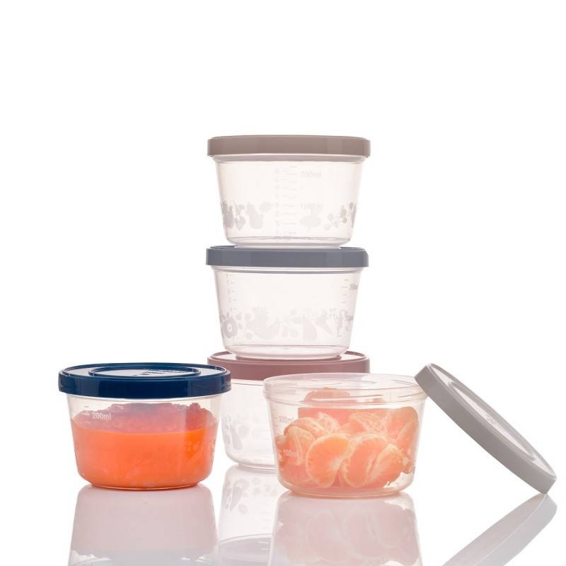 Thermobaby Set 5 recipiente gradate cu capac 250 ml