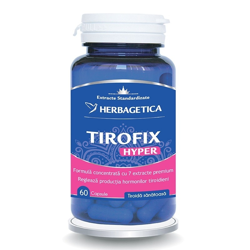 Tirofix Hyper, 60 capsule, Herbagetica