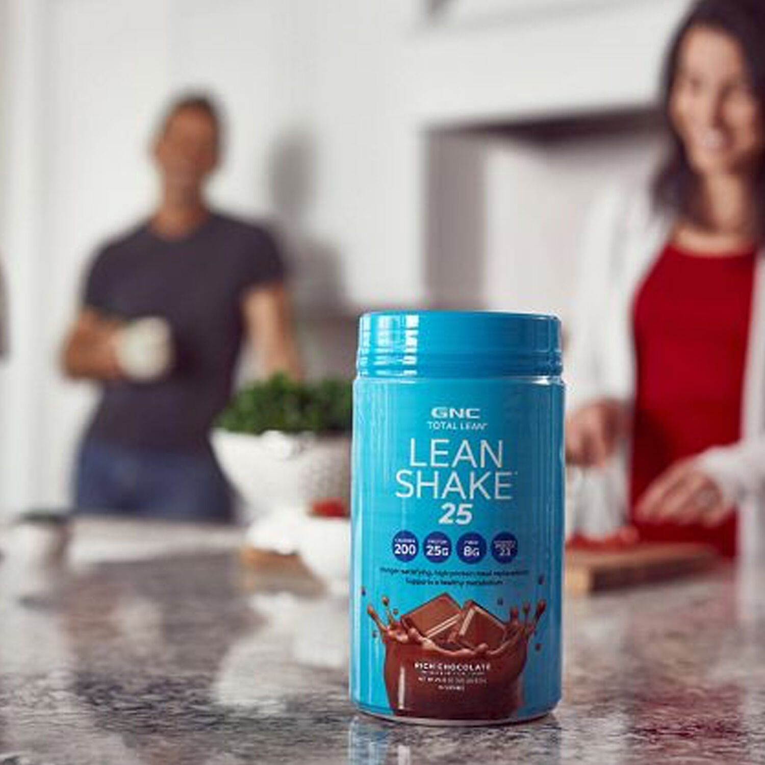 Shake proteic cu aroma de banana Total Lean, 832 g, GNC