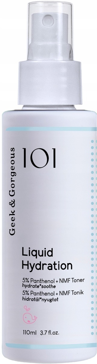 Toner facial hidratant Liquid Hydration, 110ml, Geek&Gorgeous